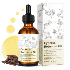 Cyperus Rotundus Oil, Cyperus Rotundus Oil for Hair Removal, Natural Nut Grass Oils for Reducing Body Hair Growth, Moisturizes & Soothes Skin, Suitable for All Skin Types (Pack of 1-2.02 FL.OZ)