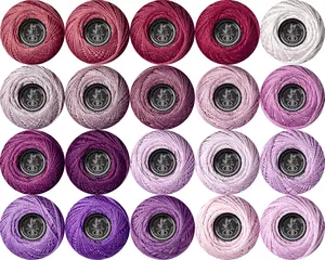 Soft 20 Colors Classic Crochet Thread 20 Pack,  (Viot-3726-554)