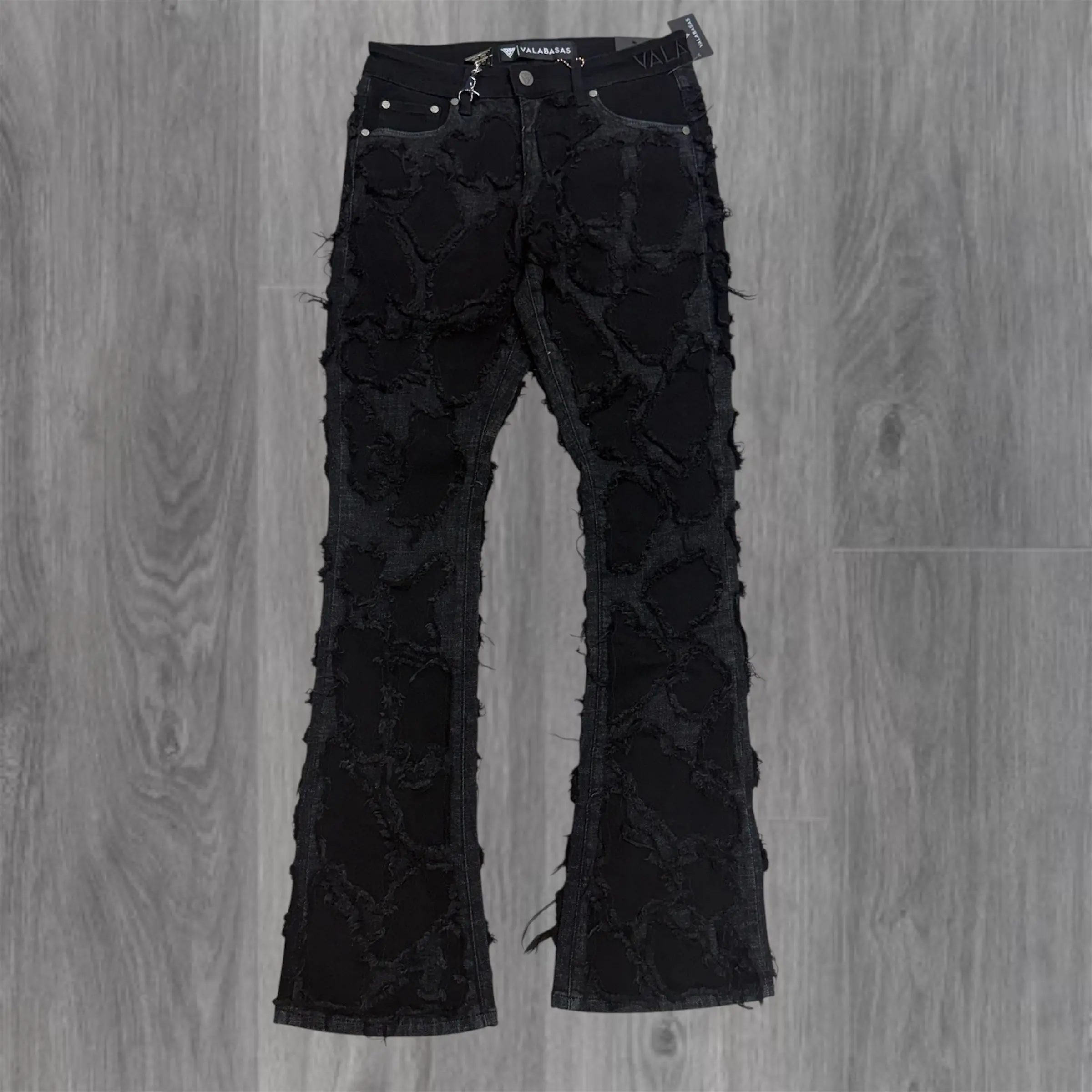 Valabasas - Canyon Stacked Denim - Black Wash - 1120