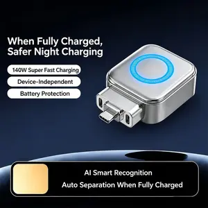 Full-Charge Disconnector | Automatic Full-Charge Disconnector | Charging Adapter | Automatically Disconnects Power Upon Full Charge | Compatible with Mobile Phones, Tablets, Laptops, Portable Fans, Computers, and Other Electronic Devices