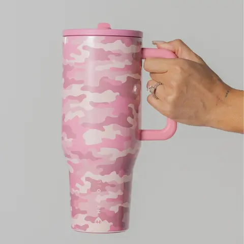 ACTA Traveler 40oz Tumbler - Leakproof Cupholder Compatible Hygienic Flip Straw Durable Insulated Hydration Companion HydroJug Traveler - Drinkware, Bottle