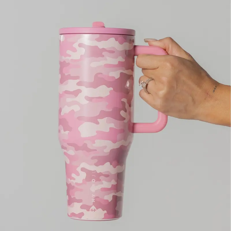 ACTA Traveler 40oz Tumbler - Leakproof Cupholder Compatible Hygienic Flip Straw Durable Insulated Hydration Companion HydroJug Traveler - Drinkware, Bottle