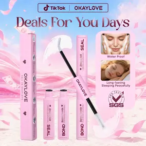 OKAYLOVE Lash Bond and Seal |Lash Remover|Lash Tweezer| White Glue Strong Hold  Waterproof  Long lasting Suitable for Sleeping over Night girl gifts DealsForYouDays