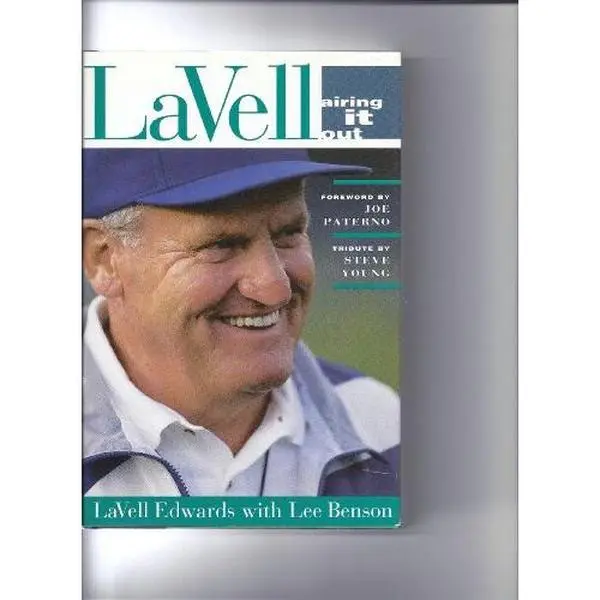 USED Book - Lavell: Airing It Out by Lavell Edwards (Hardcover) - english