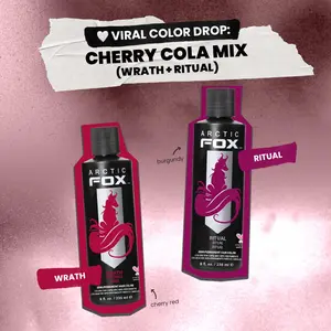 Arctic Fox Bundle - VIRAL COLOR DROP: The Cherry Cola Mix (Wrath + Ritual) Berry Pigment