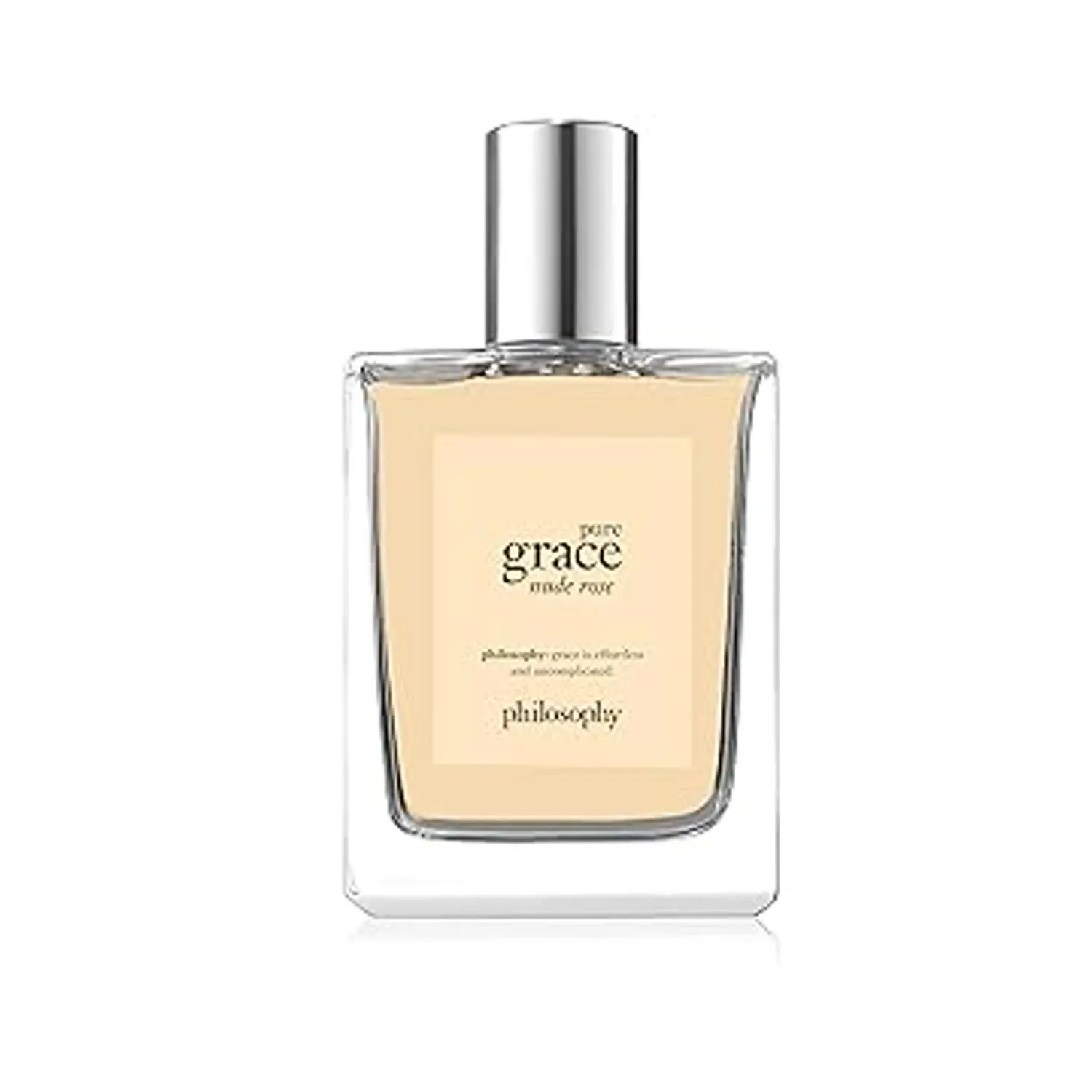 Philosophy Pure Grace Nude Rose Eau de Toilette for Women, Fresh Floral Musk Perfume with Water Lily, Leafy Greens & Musk, EDT Spray, 2 fl oz / 60 mL