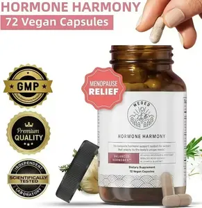 Hormone Harmony Supplement for Women - Natural Hormonal Balance Support | Menopause & Perimenopause Wellness l Helps with Hot Flashes & Mood 72 Capsules