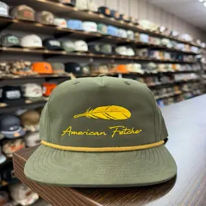 Feather Moss Rope Hat