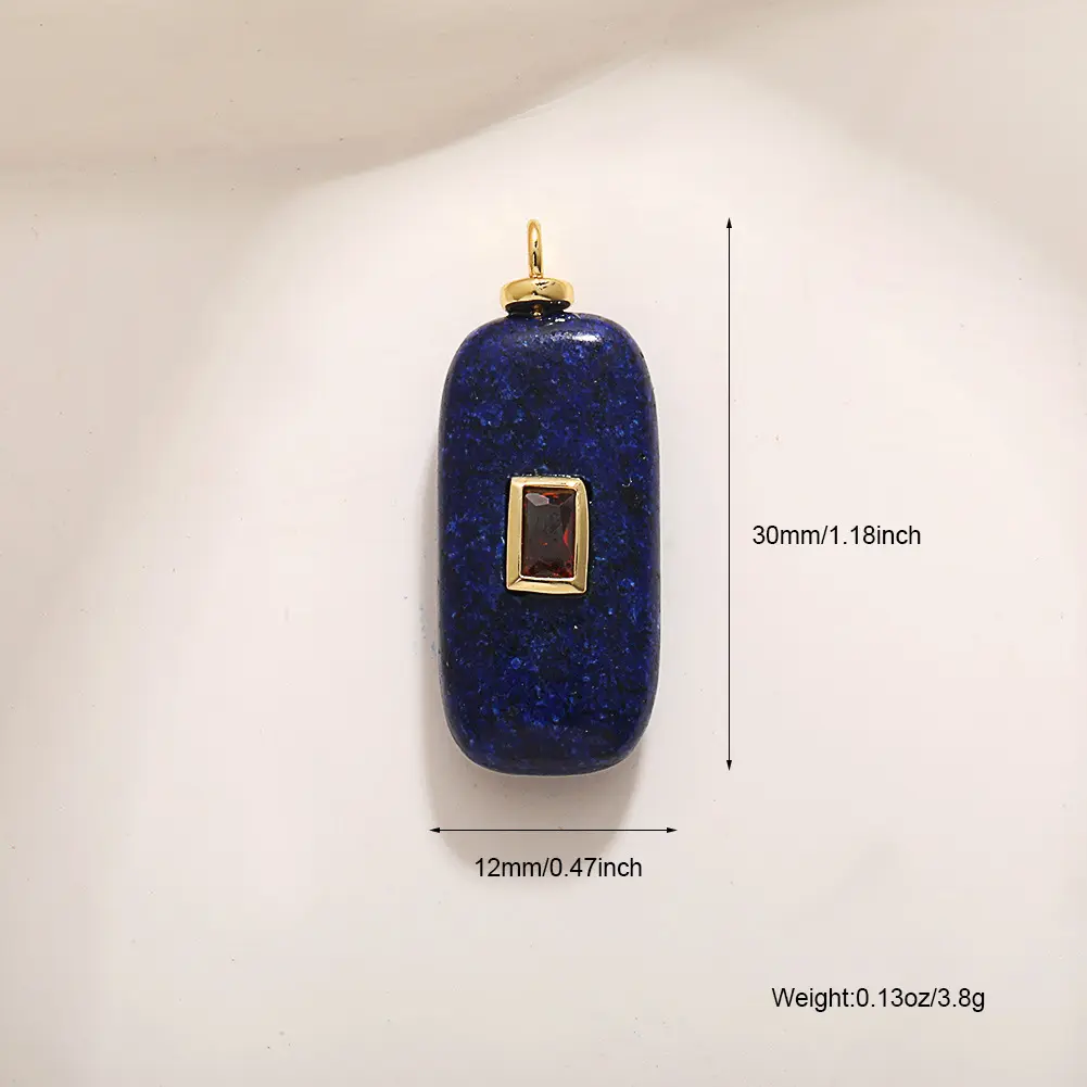 A664 Diamond inlaid Blue Crystal