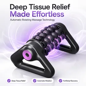 [Father's Day Gift] WeBack-New Triangle Roller Massager - Portable Electric USB Charging Massage Device for Neck, Shoulder, Waist, and Legs - Home & Office Use summerwins