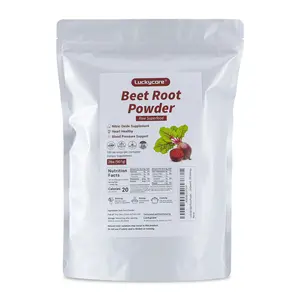 LUCKYCARE Organic Beet Root Powder 32 oz - Natural Supplement for Athletic Performance & Heart Health - Lab Tested US Made Drinks Bathroom