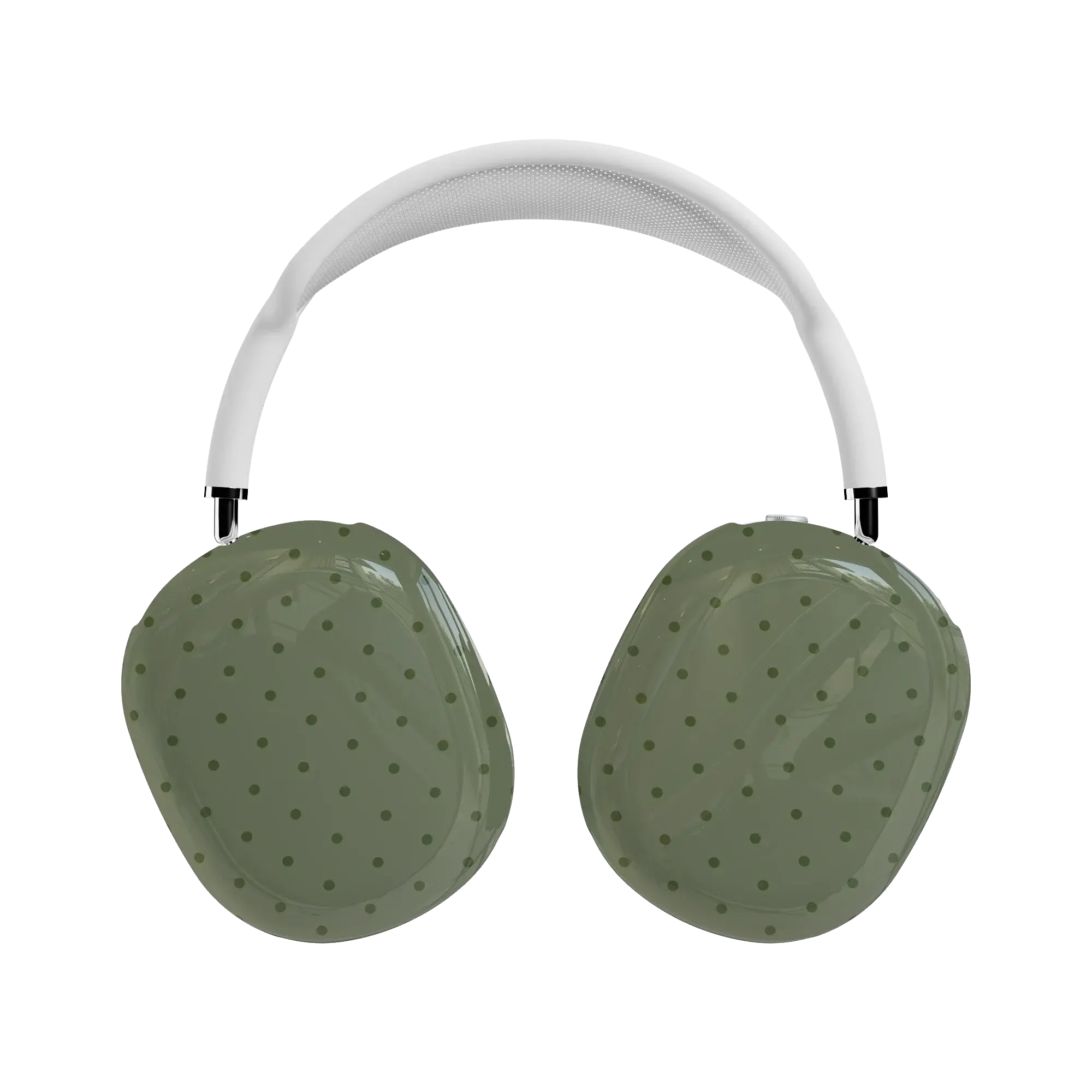 On the Dot | Olive Green Polka Dot AirPods Max Case