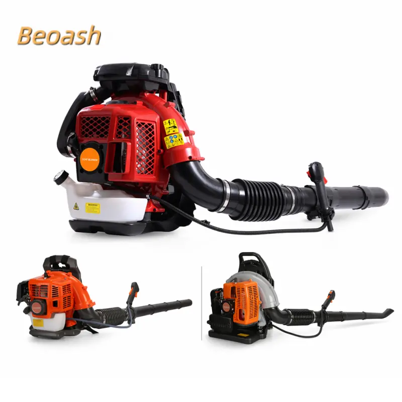 Beoash 2-Stroke Heavy Duty Backpack Snow Blower w/ 900CFM & 2.3L Tank (Leaf Blower Function) Portable