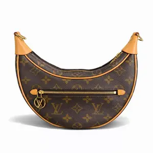 Pre-owned Louis Vuitton Canvas Shoulder Bags BJ1109905098&1999 Loop Hobo Monogram Shoulder Bag