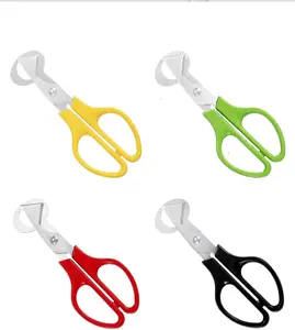 4PCS Stainless Steel Quail-Egg Cutter Scissors Kitchen Egg Shears Tool.