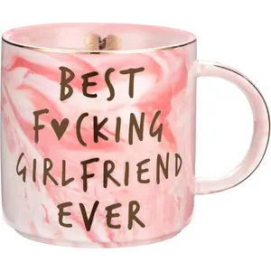 Christmas Gifts for Girlfriend - Birthday, Anniversary, Romantic  -  Girlfriend Ever - Funny Cute Couple Birthday Gifts Ideas for Girlfriend, Her, Couples -  Mug, 11.5oz Coffee Cup