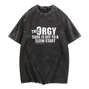 This Orgy Sure Is Off To A Slow Start T Shirt For Man & Women, Black Cotton, Regular Fit, Casual Humor Tee For Adults, Funny T Shirts, Unisex Casual Graphic T-Shirts