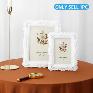 Creative Modern Simple Rose Relief Picture Frame, Home Bedroom Living Room Decor, Suitable for Bedroom Dining Room Living Room, Home Office Frame
