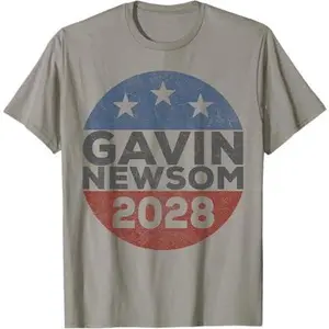Gavin 2028, Retro Gavin Newsom For President 2028 T-Shirt