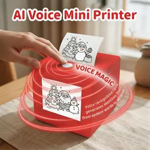 AI Voice Mini Printer, Wireless Portable Smart Gadget | Kids Imagination Learning Toy, DIY Craft & Home Office Essential-YY