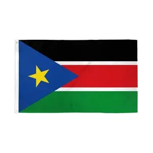 South Sudan 2x3ft Poly Print Flag, Wall Decor Flags, Party Decor, Decorative Banner for Home Supplies & Festive Party Backdrops