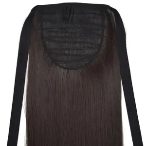 NEW  Synthetic Hair Fiber Heat Resistant Straight Ribbon Ponytail Hair Extension1006
