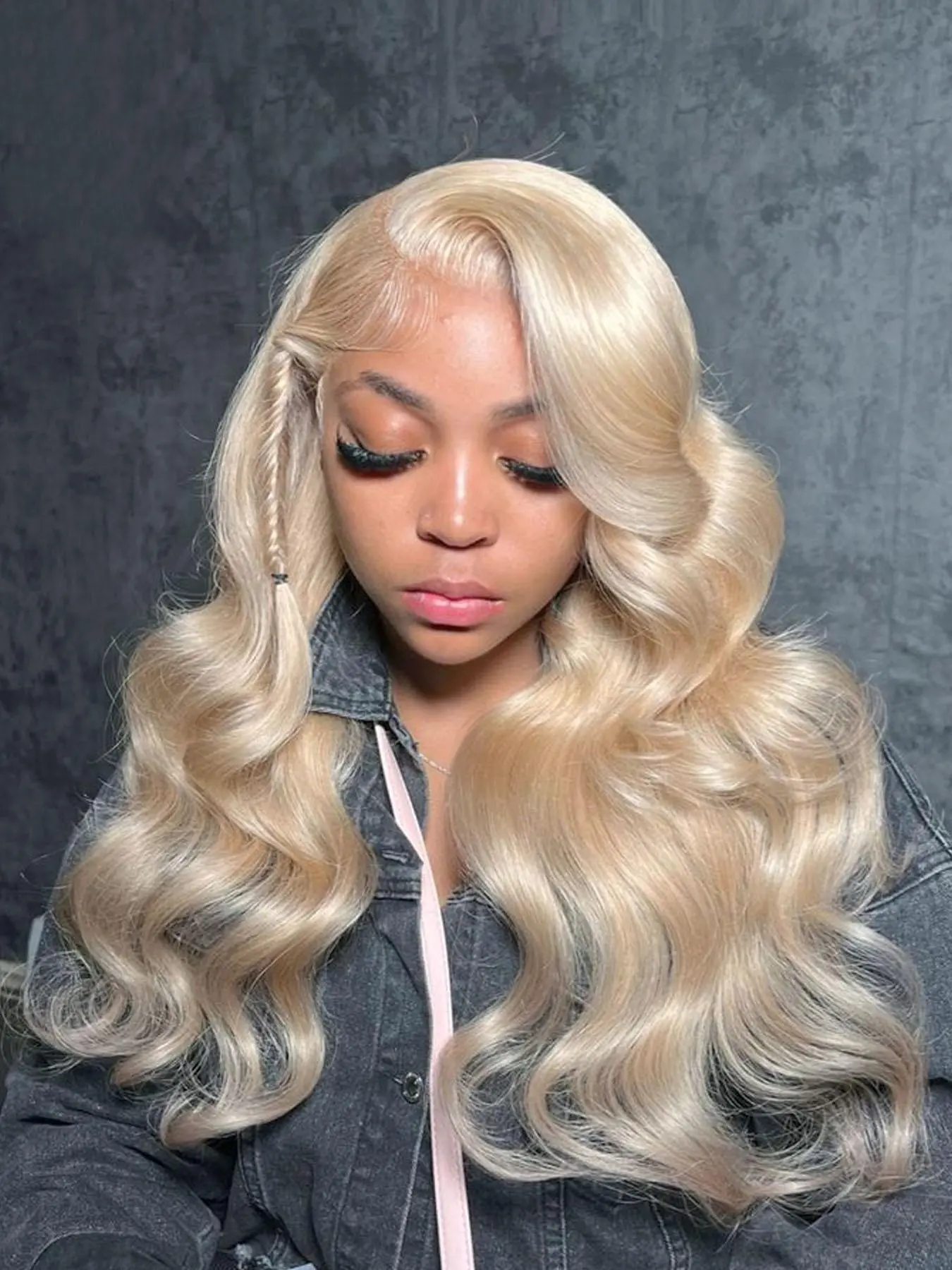 26 Inch Long Wavy Mix Blonde Wigs for Women, Gorgeous Fluffy Wave Wig without Bangs, Glueless Ready To Wear Wig, Glueless Hair Wigs, Fluffy Synthetic Wigs