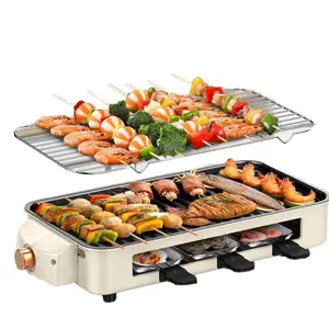Factory Wholesale Smokeless Electric Grill Outdoor BBQ Grill Portable Garden Camping BBQ Oven Detachable Stove Car RV Stainless