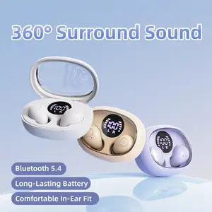 Tiny Hidden Wireless Mini Earphones, Bluetooth 5.4 Low Profile Slim Earbuds, Block Snoring Ambient Noise For Meditation ASMR Workout Flight Trip