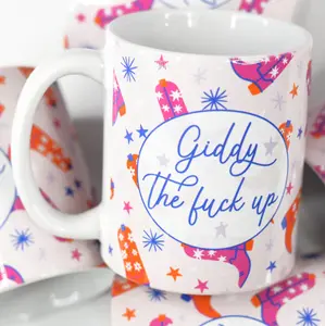 Giddy Up Funny Ceramic Mug
