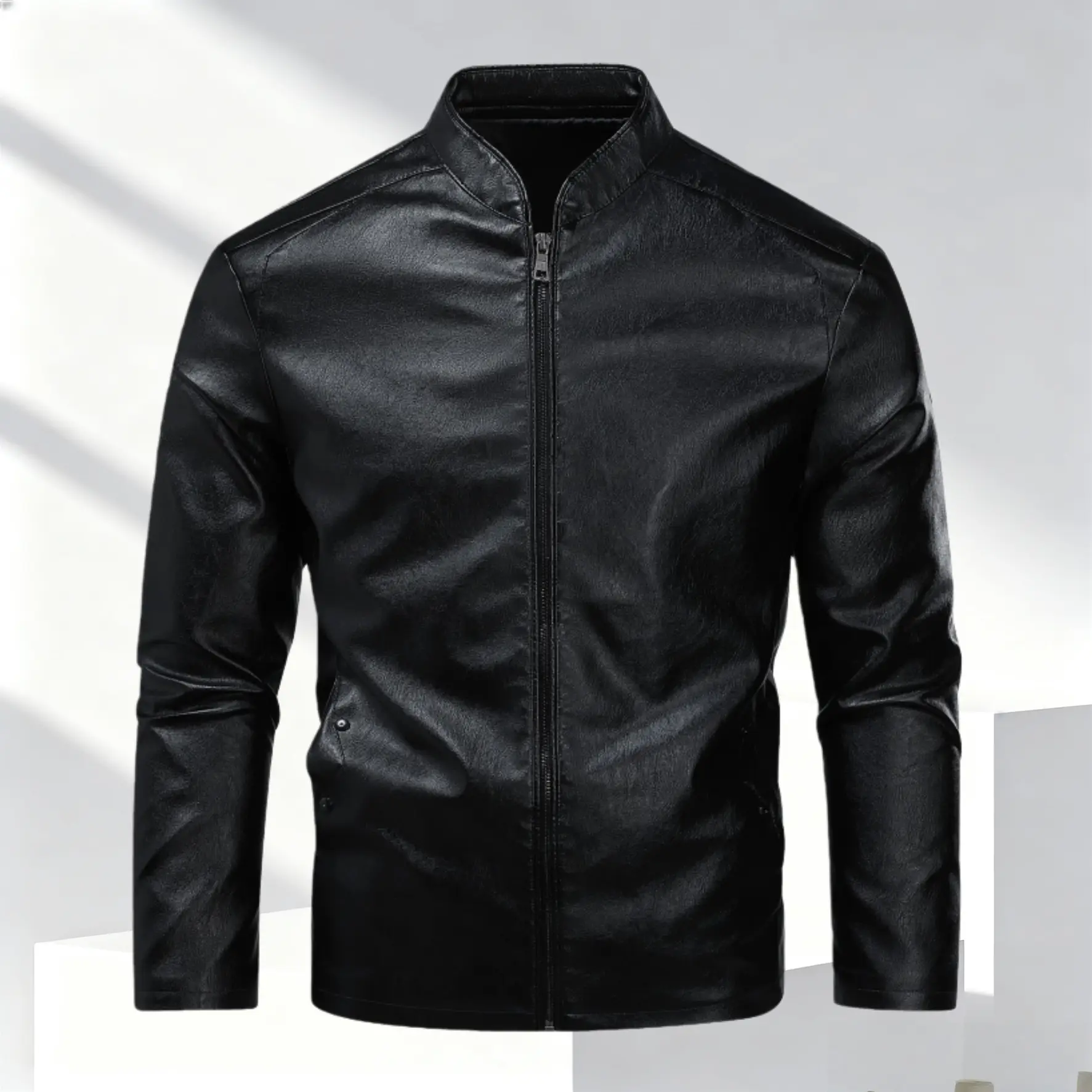 massimo dutti leather jacket - TikTok Shop