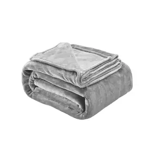VEVOR King Size Blanket, 108 x 90 inches, Lightweight and Fuzzy Throw Blanket for Bed, Cozy Grey King Blanket for All Season, Warm Plush Machine Washable Bedding, GreySummervibes