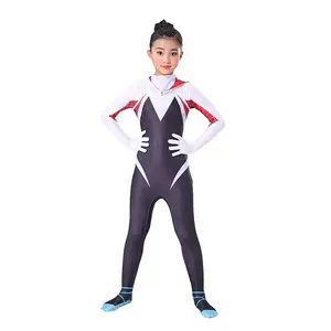 Kids Superhero Spider Cosplay Costume Iron Panther Zentai Jumpsuit Bodysuit Halloween Party Costumes for Boys Girls