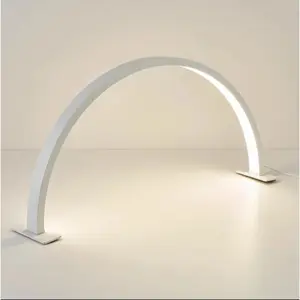 Half Moon U-Shaped Light Nail Beauty Lamp, Salon Desktop LED Workstation Lamp, Simple Eye Protection Design, Adjustable Lights, Model Xinghao