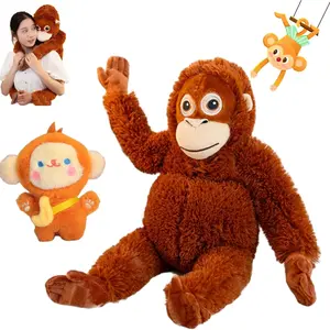 Interactive Boxing Monkey Plush Toy, Soft Stuffed Animal Doll, Fun Plaything for Kids & Adults, Perfect Gift Idea, Soft Adorable Stuffed