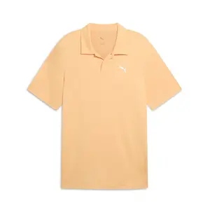 PUMA Mens Essentials All In Short Sleeve Shirt Casual Casual - Orange