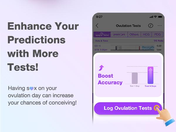 Easy@Home Ovulation Test Strips (25/50/100 Pack) - Ovulation Predictor Kit, Fertility & LH Tests Powered by Premom Ovulation Tracker App