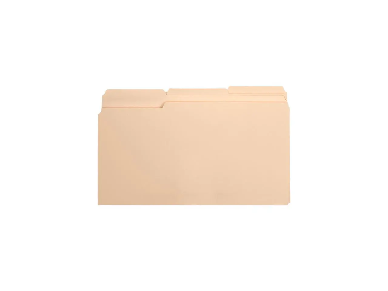 Business Source 17526 Top Tab File Folder - 8.50" Width x 14" Length Sheet Size - 0.75" Expansion - 1/3 Tab Cut - Manila - 100 / Box, 1 Box