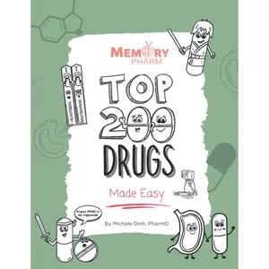 Top 200 Drugs Made Easy: Pharmacology Coloring Book