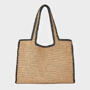 Straw XL Tote Bag - A New Day Natural