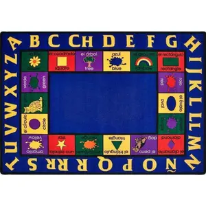 Bilingual Classroom Rug - Factory Second