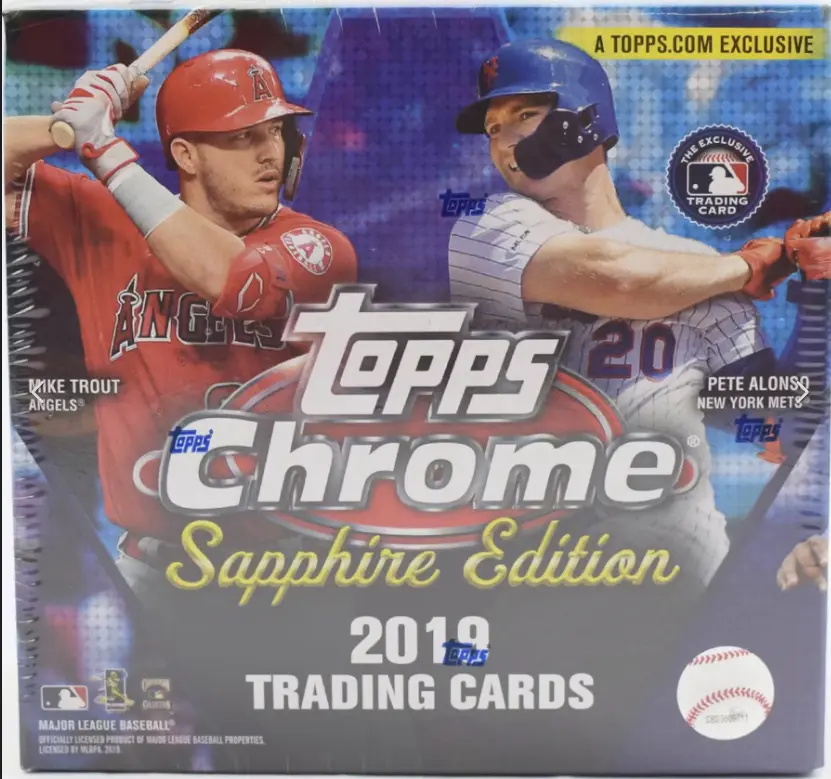 Topps 2019 Chrome Sapphire Edition Baseball Hobby Boc