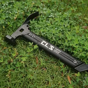 Multifunctional Camping Hammer, Stainless Steel & Aluminum Handle, Tent Peg Puller & Stake Remover, Portable Outdoor Tool, Camping Accessories, Camping Tools, Camping Gear