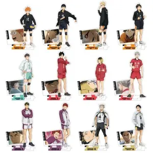 Haikyuu!! Game Kozume Kenma Kuroo Tetsurou Shoyo Hinata Keiji Akaashi Acrylic Stand Doll Anime Figure Model Plate