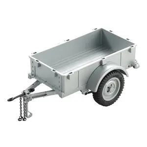FMS RC Trailer for 1:18/1:12 RC Crawler RC Trucks Parts for FCX18 Land Cruiser 80 & 1:12 Rc Cars for Hauling Behind Car