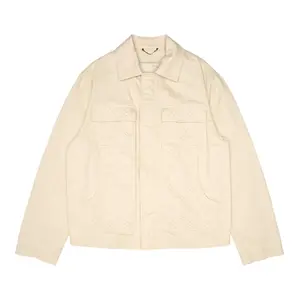 Women's Louis Vuitton Monogram Workwear Denim Jacket, Beige Casual Outerwear, Women's Tops & Coats