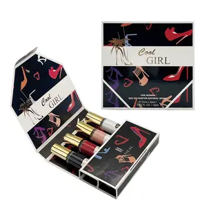 Cool GIRL Women's Mini Perfumes Set - 4 x 20ml Portable Fragrance Spray, Floral Fruity Scent, Elegant Gift Box, Long Lasting & Travel Friendly, Perfect for Christmas Valentine's Day