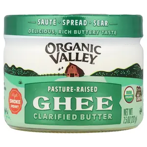 Organic Valley Ghee Clarified Butter, 7.5 oz (212 g)