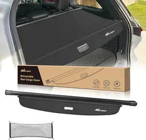 Nilight Trunk Cargo Cover for Jeep Grand Cherokee 2 Row WL 2022 2023 2024, Retractable Security Shade Rear Cargo Cover, with Trunk Storage Net