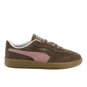 PUMA Womens Palermo Premium Suede Lace Up Sneakers Shoes Casual - Brown